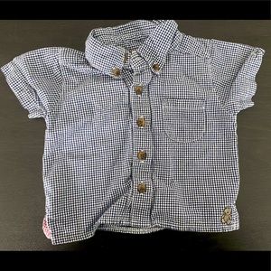 ☀️Vintage McBaby Plaid Button Down
